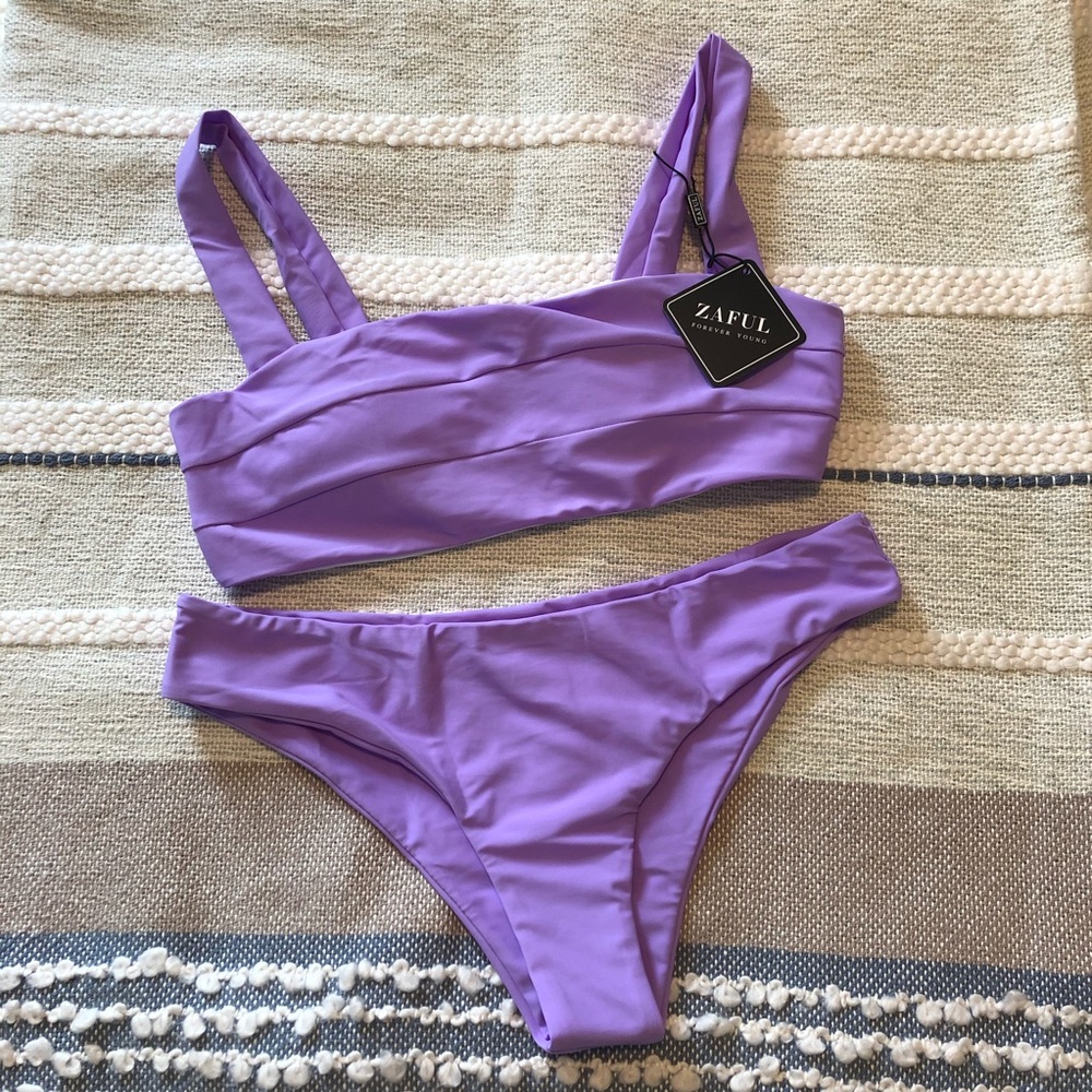 Zaful purple bikini sz L
